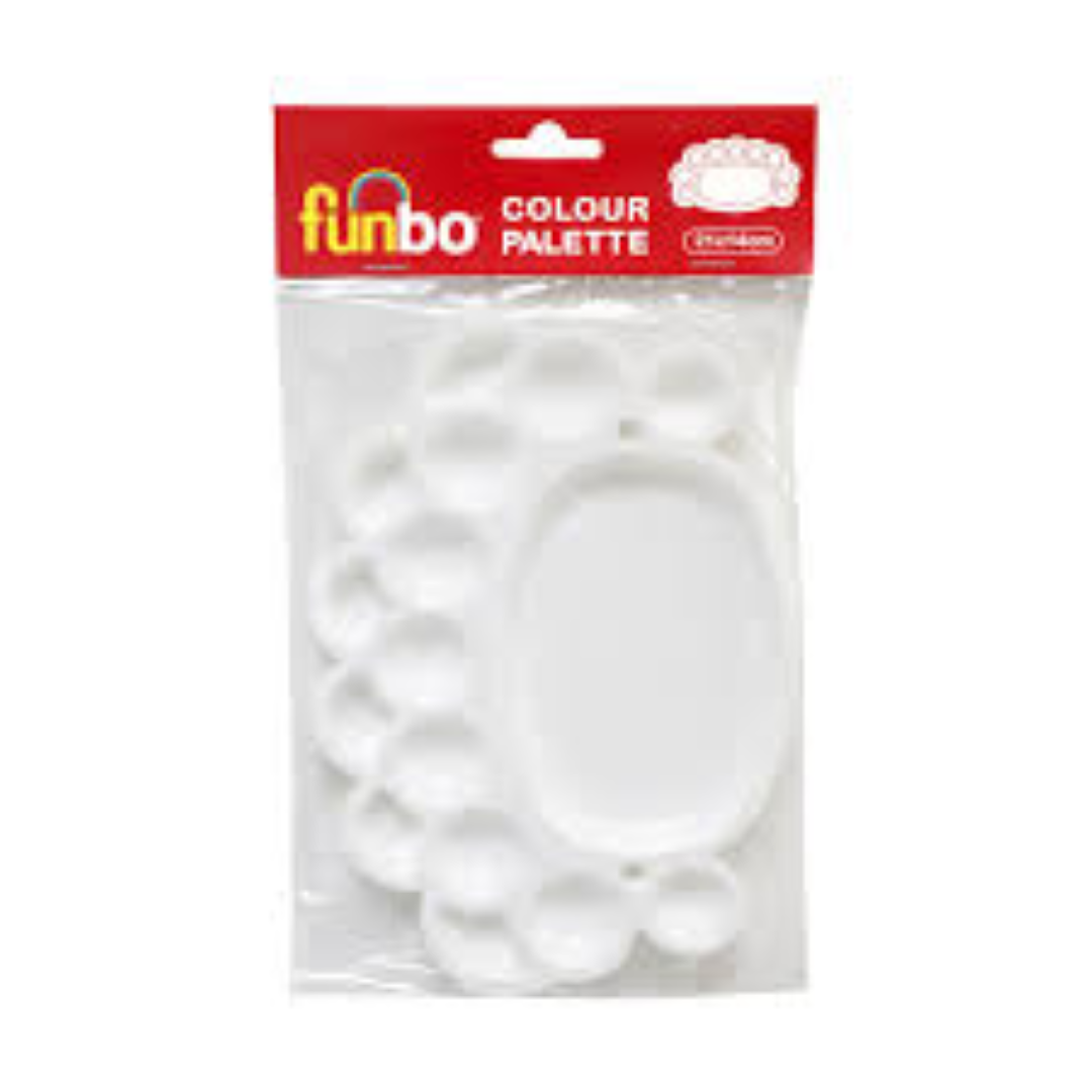 Funbo Pallet Plastic Oval 21 X 14cms FO-ACC-PLT-O2114